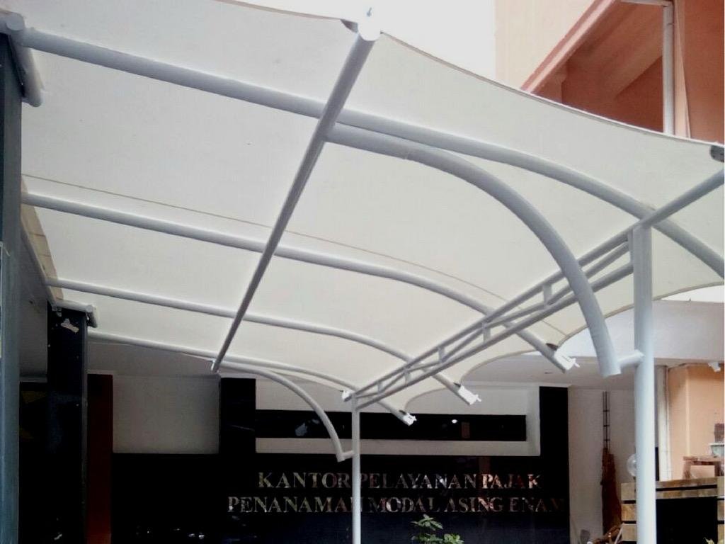 One Side Slope Tensile Structure